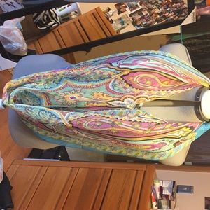 Patterned infinity scarf